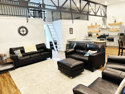 Living Room with Loft