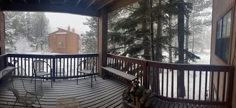 Front porch view-2 blocks from lift. 