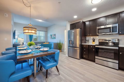 Dining area and kitchen