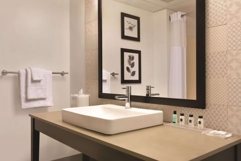 Free toiletries, hair dryer, towels