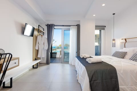 Suite, Accessible, Sea View | Premium bedding, pillowtop beds, individually decorated