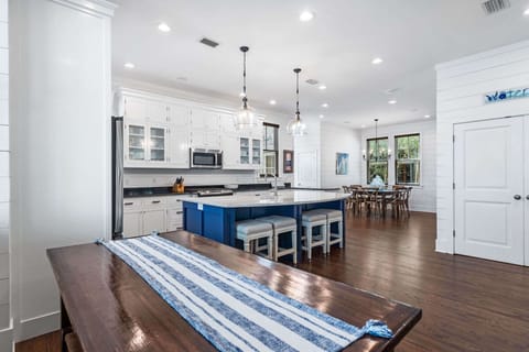 Dining area seats 11