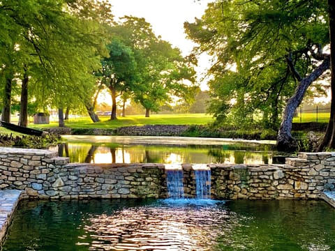 Waterfall into the Spring Pool