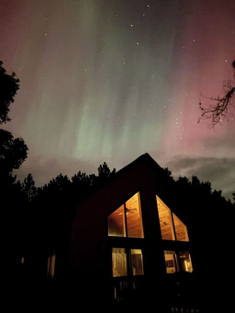 Northern Lights, captured at the cabin in August 2024!