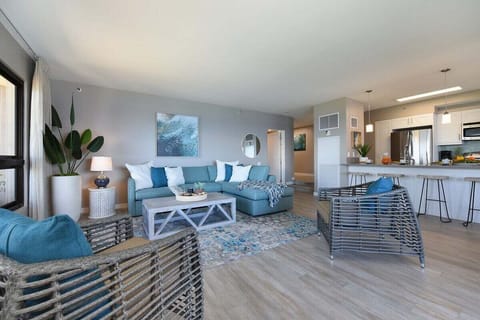 Spacious L-shaped sleeper sofa that easily converts into a comfortable queen-size bed