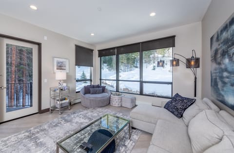 Living Room with Massive Windows and Exceptional Views