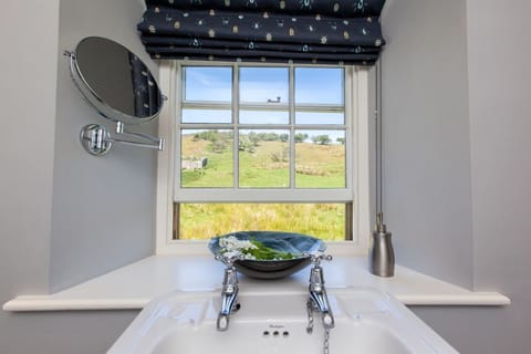 Heatherdene - views from the basin in the family bathroom