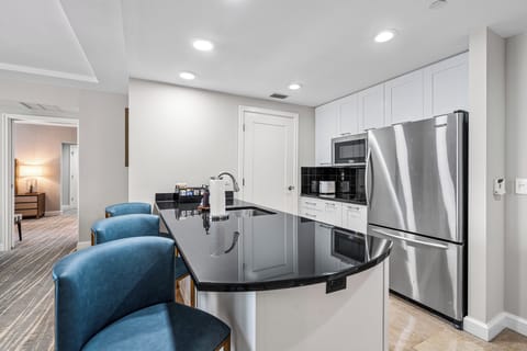 Kitchen for preparing simple meals in.