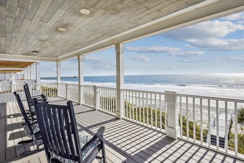 Relax on the rockers while enjoying a cool evening breeze.