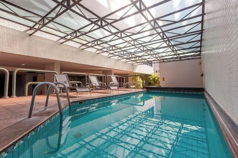 Indoor pool, outdoor pool