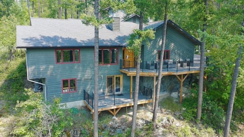 View of back porches
