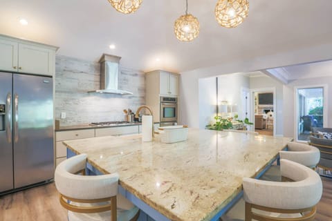 There's plenty of room within the kitchen for you and your family to prepare your meals.