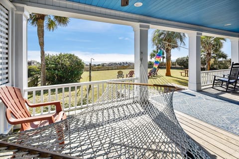 Lounge on the hammock and soak up the sun.