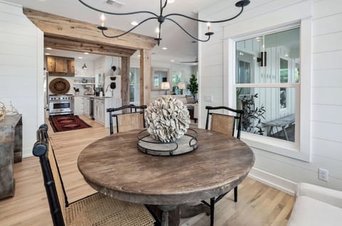 Swoon over the attention to detail!  Love the wood beams!