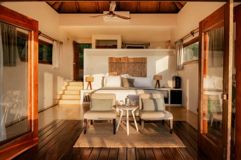 Junior Double Room, 1 Bedroom, Ocean View | Premium bedding, minibar, in-room safe, individually decorated