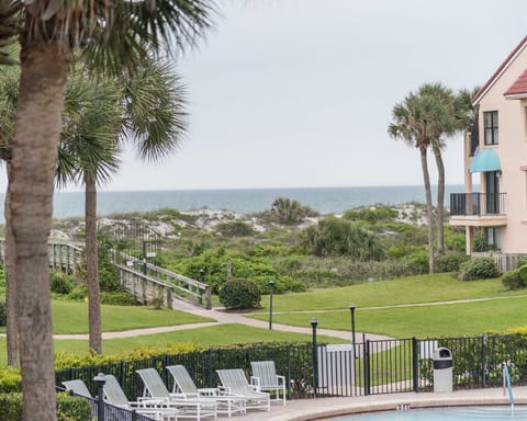 view from balcony
