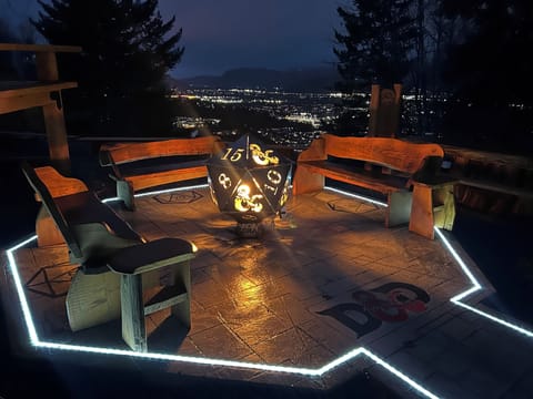 Fire pit with view