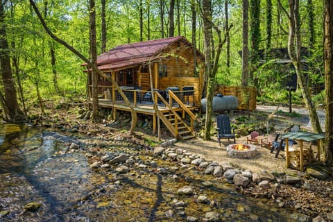 Cabin by the creek, perfect for nature lovers