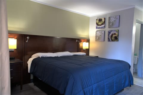 Pillowtop beds, free WiFi, bed sheets