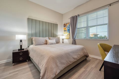 King bedroom with private bathroom