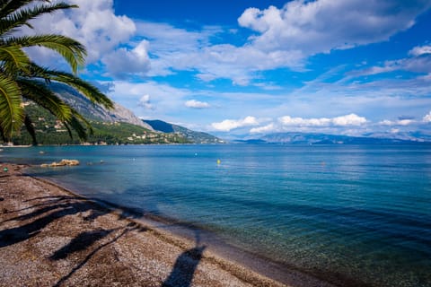 Beach nearby, sun loungers, beach umbrellas, beach towels