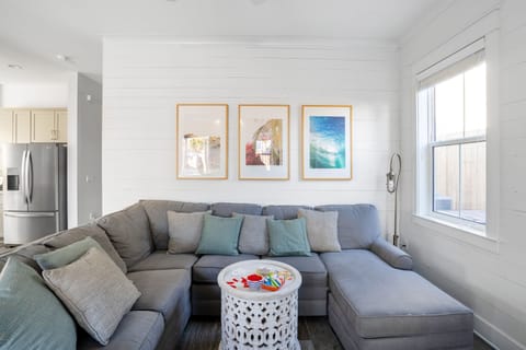 A cozy seating area.