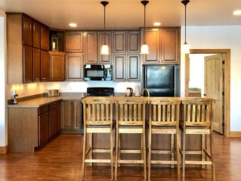 Kitchen and entrance to laundry room