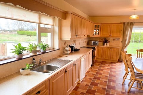 Light filled, spacious well equipped kitchen.