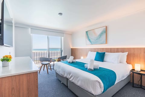 SBR Premium Ocean view King Room | 2 bedrooms, desk, laptop workspace, iron/ironing board