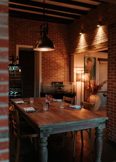 Regional cuisine, garden views 