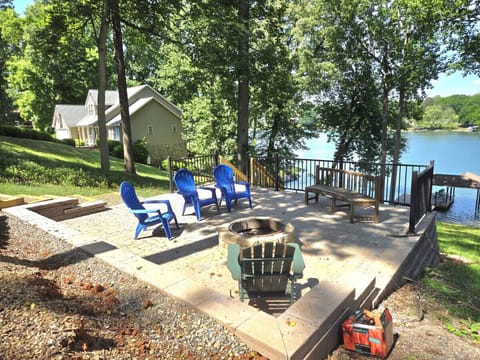 Experience the outdoor comfort with our fire pit, offering a perfect spot for unwinding and enjoying the night air.
