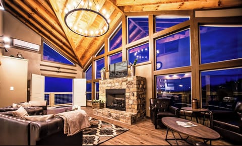 Enjoy beautiful views of the Smoky Mountains from the great room!