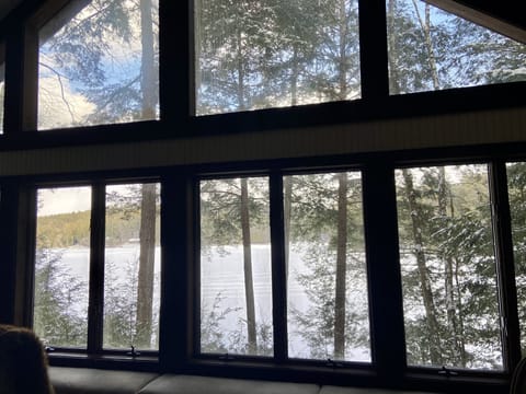 Lake view from living room