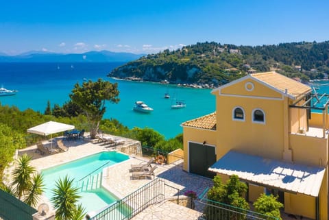 Beautiful villa with private pool and terrace with panoramic sea views