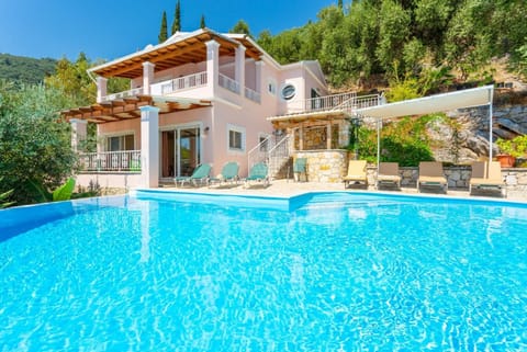 Beautiful villa with private infinity pool and terrace with panoramic sea views