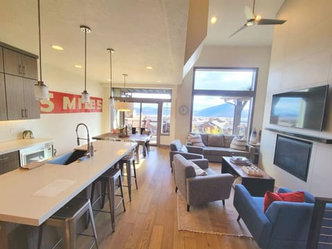 Kitchen and Living Room