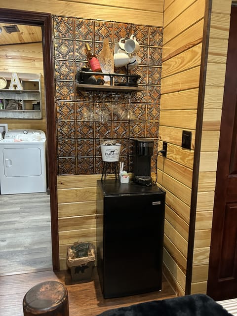 COFFEE BAR WITH MINI FRIGE IN MASTER BEDROOM
