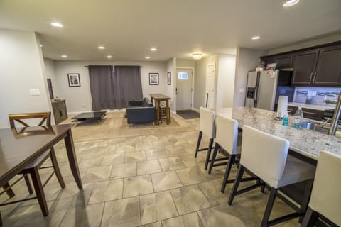 Open concept living area.