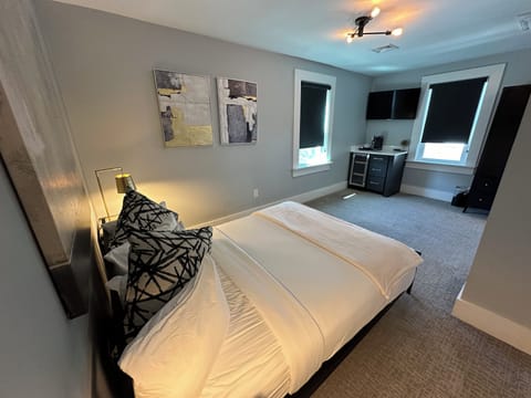 Unit 5 Bedroom w/ Coffee Station & Mini Refrigerator 