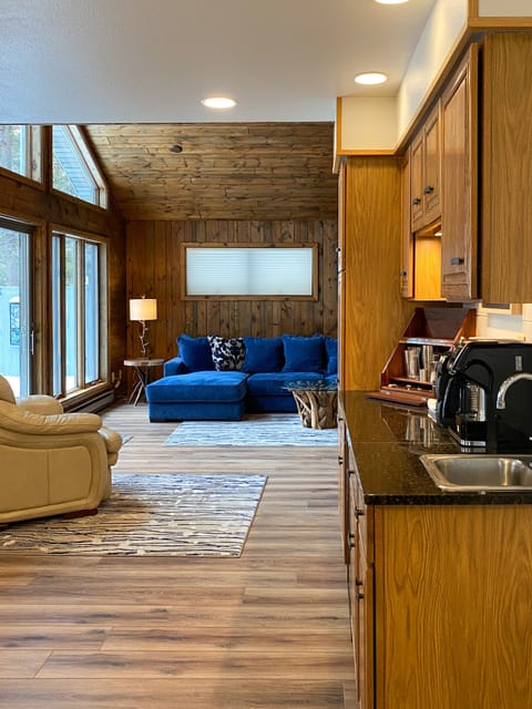 View from Kitchen entrance door. Bathroom off to the right from this view.