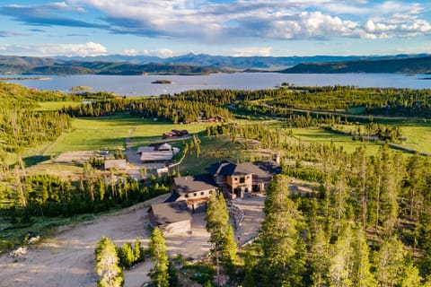 Ariel view showing Lake Granby