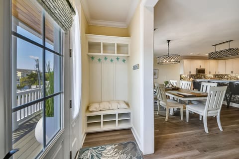 Mudroom where you can leave your sandy shoes at the door!