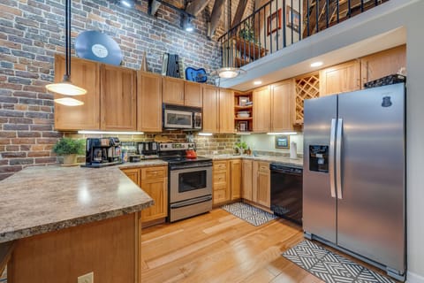 Experience the joy of cooking in a fully-equipped Chef's kitchen.