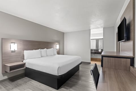 Room, 1 King Bed, Non Smoking | Iron/ironing board, free WiFi, bed sheets