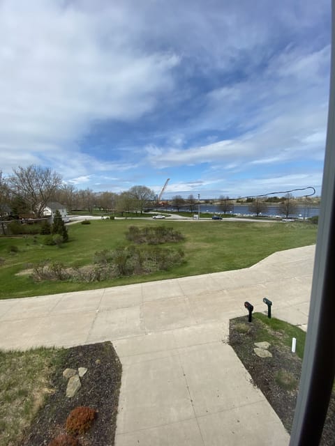 Park directly across the road to play frisbee, catch, tag...with the grandkids 