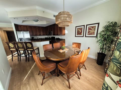 Dining Room and Fully Stocked Kitchen.  Ready for home cooked meals!