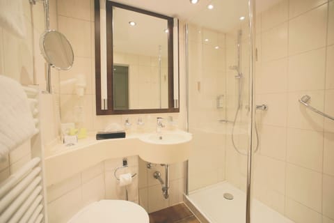 Standard Double Room | Bathroom | Shower, free toiletries, hair dryer, bathrobes