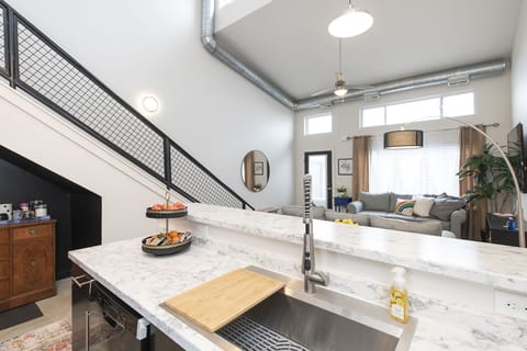 Bright and airy living space