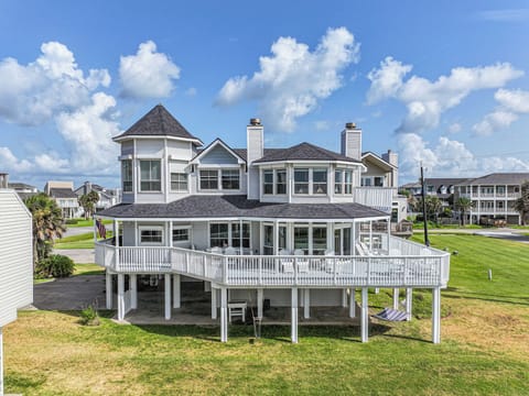 Aerial view from the beach side