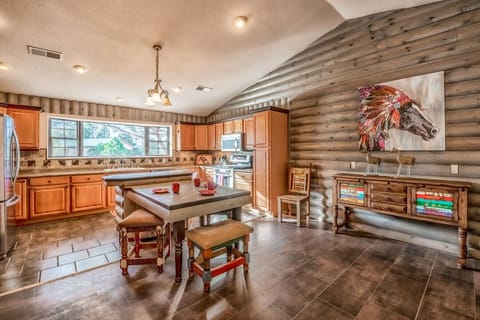 Unique kitchen with breakfast nook